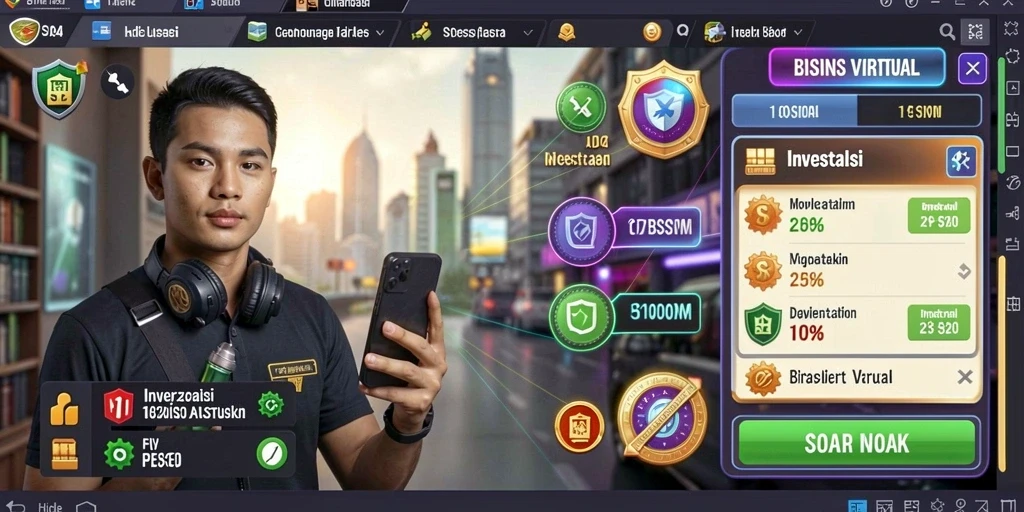 Tampilan antarmuka yang menarik dan user-friendly.