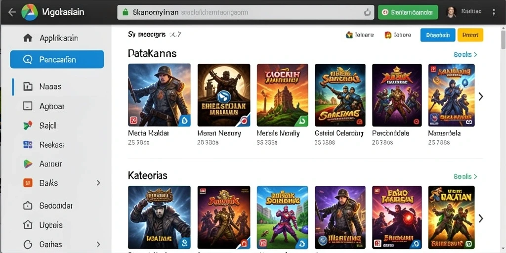 Tampilan dashboard yang menarik dan interaktif.