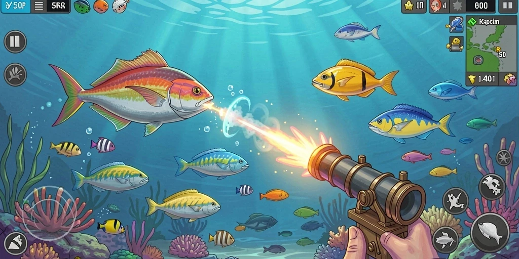 Tampilan awal game dengan grafis yang memukau.