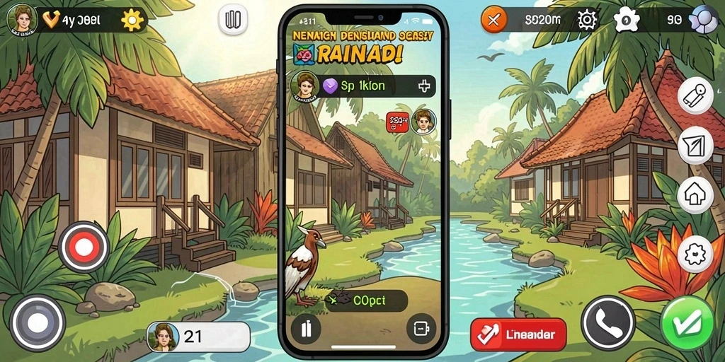 Tampilan antarmuka yang modern dan menarik.