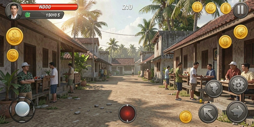 Screenshot menampilkan antarmuka permainan yang intuitif.