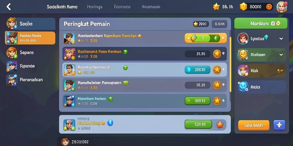 Tampilan antarmuka yang menarik dan user-friendly.