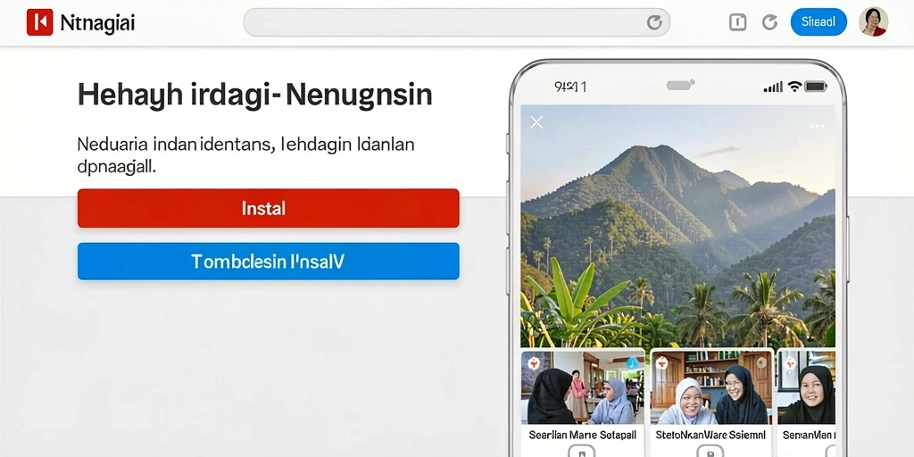 Tampilan antarmuka yang menarik dan modern.