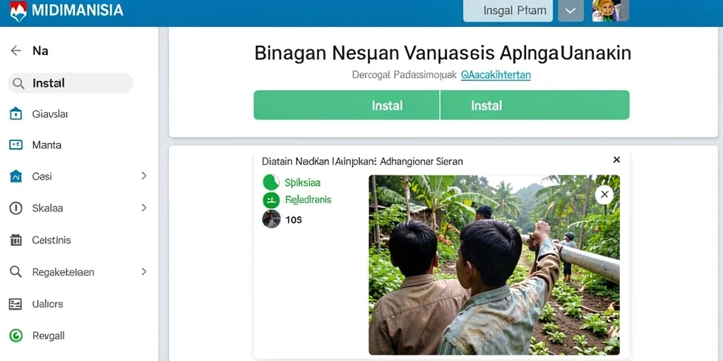 Screenshot menunjukkan antarmuka yang menarik dan intuitif.