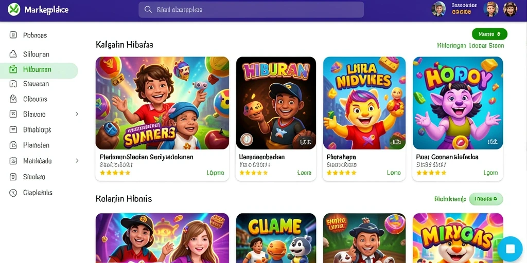 Tampilan layar awal PP123 yang menarik.