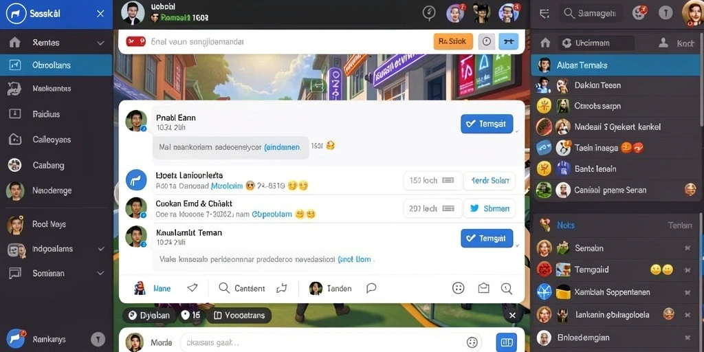 Antarmuka pengguna yang intuitif dan menarik.
