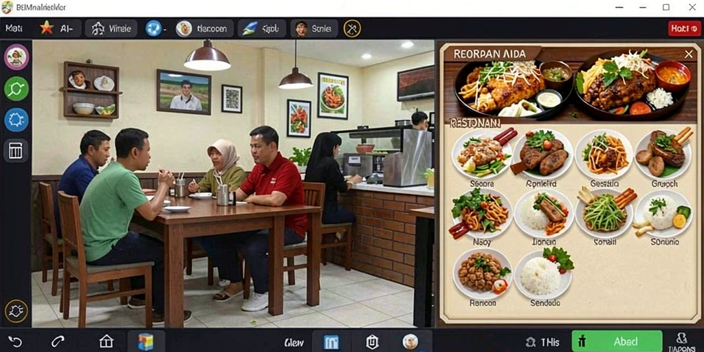 Tampilan antarmuka yang modern dan user-friendly.