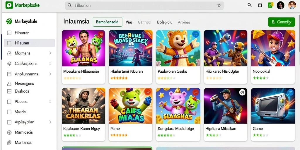 Tampilan antarmuka yang user-friendly.